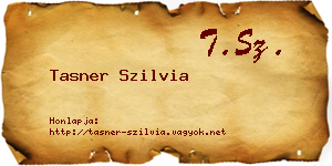 Tasner Szilvia névjegykártya